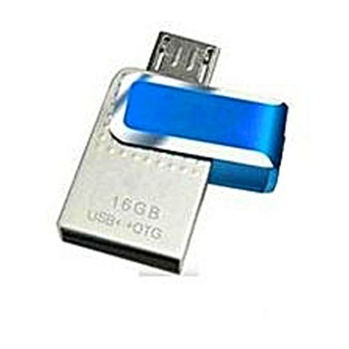 Mini Dual USB 3.0 Pen Drive - 16GB Silver
