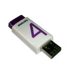 Eject USB Flash Drive - 4GB Purple