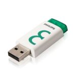 Eject USB Flash Drive - 8GB Green/White