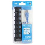 USB 3.0 Hub - 7 Port - Black