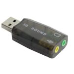 USB 3D Virtual 5.1 Channel Sound Card Adapter