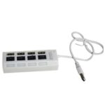 USB 2.0 Hub Charger with Individual Power Switches - 4 Port