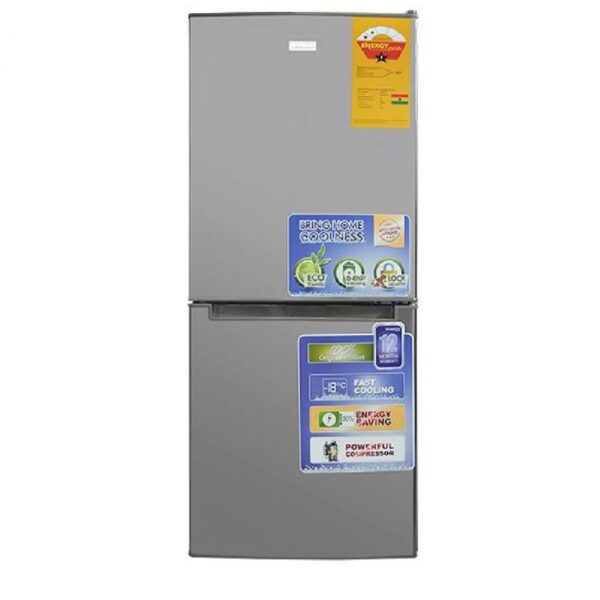 Nasco 132L Bottom Freezer Double Door Fridge - NASD2 18