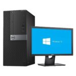 OptiPlex 7050 Desktop - 18.5 - Intel Core i7-7700 - 4GB RAM - 1TB HDD - Windows 10 - Black