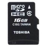 Micro SD Card + Adapter - 16GB Black