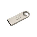 Toshiba U401 TransMemory Metallic Pen Drive - 16GB Silver