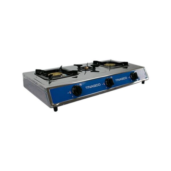 NASCO 3 Burner Gas Stove (NASGS-K3CSS)