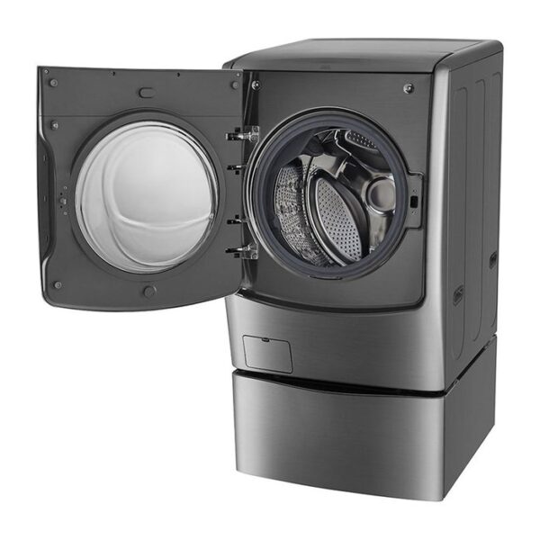 LG 20kg Main wash with 11kg Dryer + 3.5kg mini wash (LG Twin Wash) Washing machine, Silver color, Steam, Smart ThinQ (Wi–F [LG WM F0L2CRV2T2]