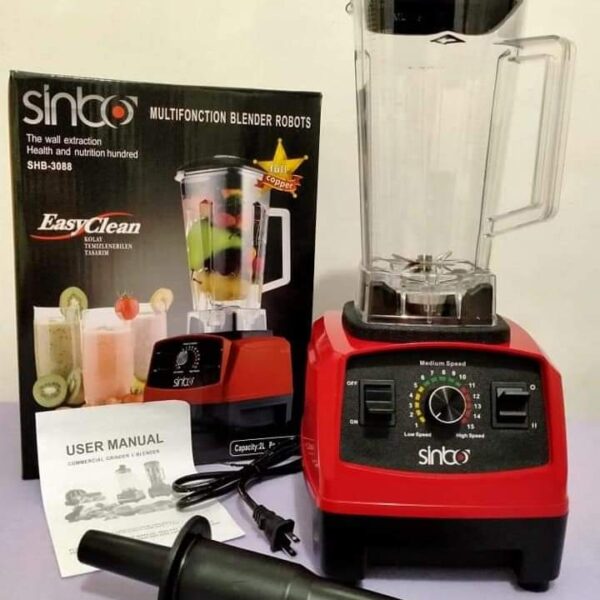 2L 1800W Commercial Mixer SHB-3008 Blender BLACK 110/220V AU Plug