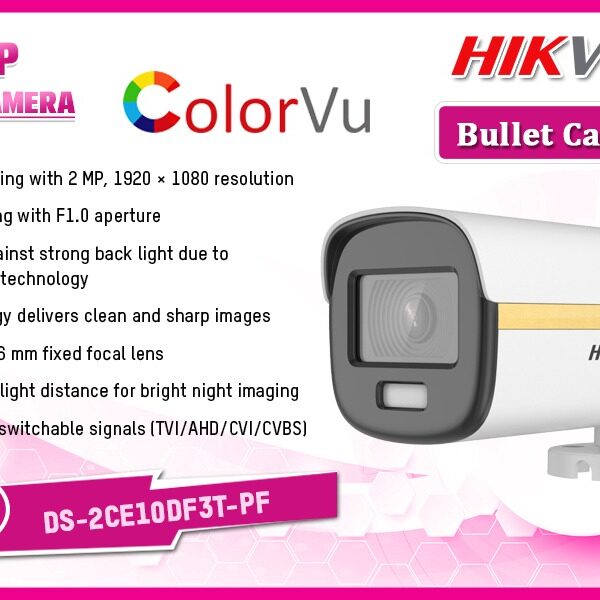 HIKVISION CCTV CAMERA 1080DS-2CE10DF3T-PF OUT DOOR