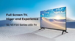 Mooved 43H22 LED Digital Satellite Full Screen TV - 43" Black