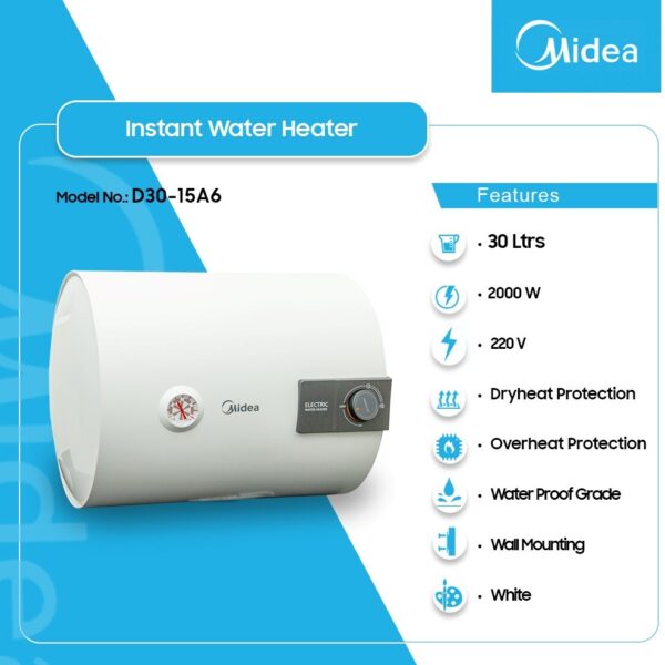 MIDEA 50LTR WATER HEATER D30-15A6