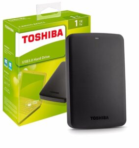 Toshiba External Hard Drive – 1TB Black