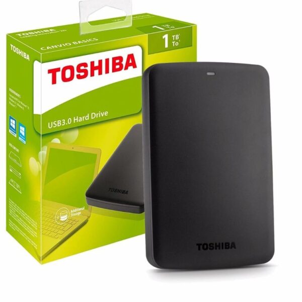 Toshiba External Hard Drive – 1TB Black