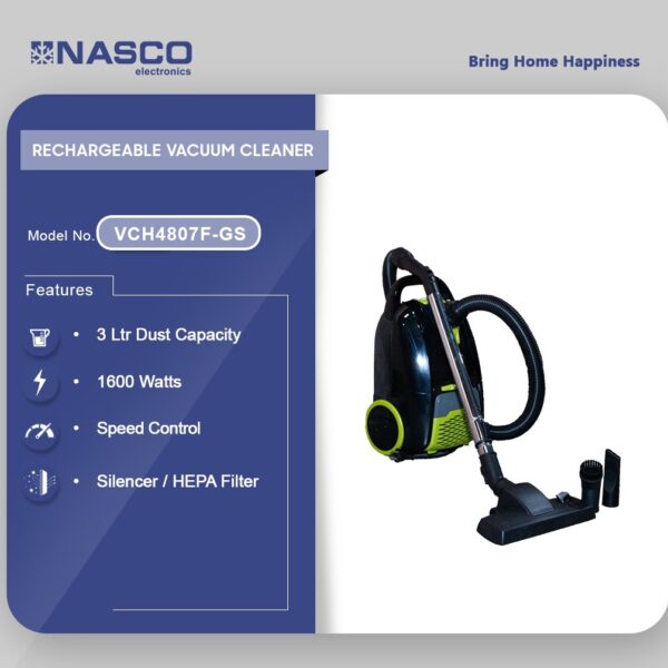 NASCO 1600W VACUUM CLEANER VCH4807F-GS