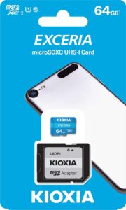 KIOXIA 64GB EXCERIA microSD Memory Card