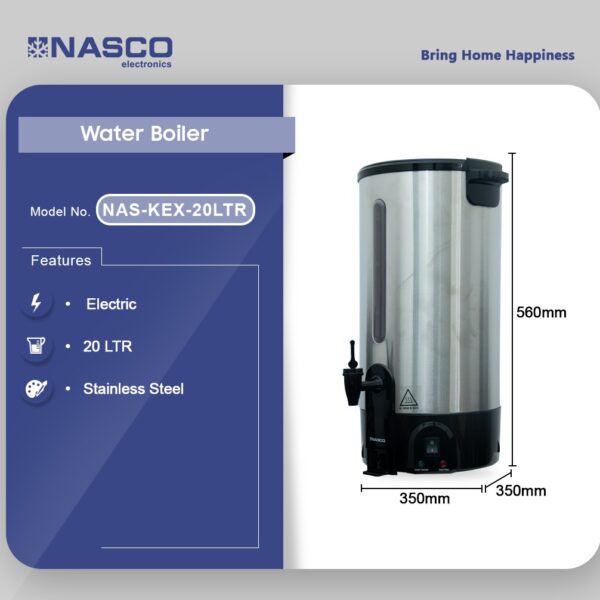 NASCO 20LTR WATER BOILER NAS-KEX-20LTR