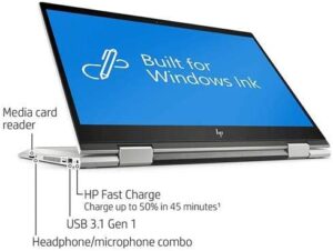 HP Envy X360 Convertible 15-Inch FHD Touchscreen Laptop with Fingerprint, Intel Core i7-1195G7, 8 GB RAM, 512 GB SSD, Windows 11 - Image 3