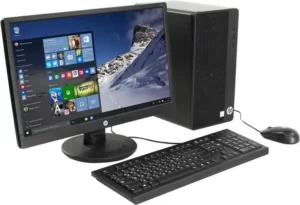 HP Desktop DTP 300 G6, Intel Core i5 - 4GB Ram, 1TB HDD + 22" Monitor - Image 3