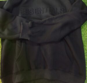 Men's black hoodie - Image 2