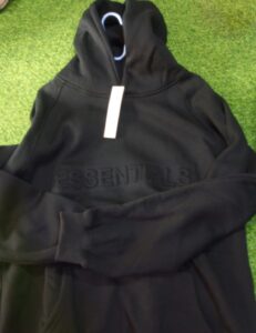 Men's black hoodie