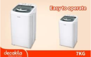 Decakila semi automatic Single tub washing machine 7kg KEDM004W - Image 2