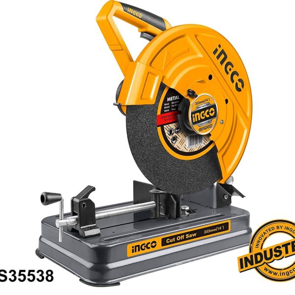 INGCO 355mm 2350 Watt COS35538 Cut Off Saw, Max Cutting Capacity Steel Bar 30mm,