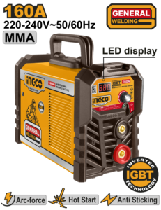 Ingco Inverter MMA Welding Machine 160 AMP - ING-MMA16028