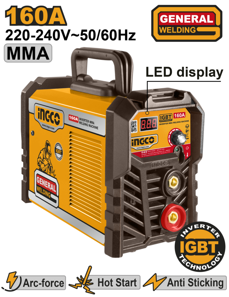 Ingco Inverter MMA Welding Machine 160 AMP - ING-MMA16028 - sharpsupplygh