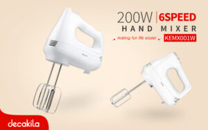 Decakila Hand mixer 200W KEMX001W