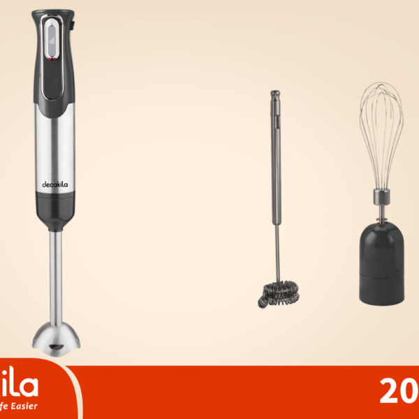 Decakila Cordless hand blender- 4 in 1 4-in-1 set Wattage:100W KMJB024B