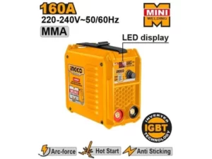 Ingco Inverter MMA welding machine 160A @ 30%  ING-MMA16018