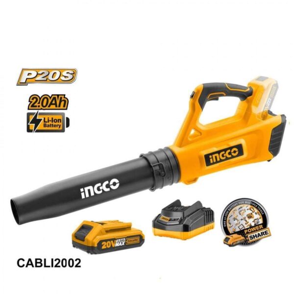 INGCO Lithium Ion Cordless Brushless Motor Blower 20V-CABLI20428