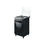 Bruhm Gas Cooker BGC-5540IB – 4 Gas, Single Burner Oven, Black