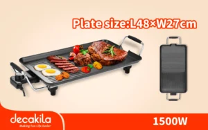 Decakila Electric griddle KEEC055B 1360W - Image 2