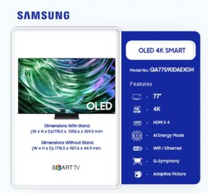 SAMSUNG-77″OLED-4K-SMART-TV-QA77S90DAEXGH - Image 5
