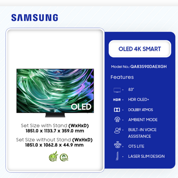 SAMSUNG-83″OLED-4K-SMART-TV-QA83S90DAEXGH