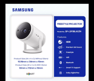 SAMSUNG-100″-UHD-PROCESSOR-4K-HDR-FREESTYLE-PROJECTOR-SP-LSP3BLAXZN