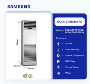 SAMSUNG-5.0-HP-FLOOR-STANDING-AC-WITH-R410-GAS-AC048TNPPEH/AC048TXQREH - Image 5