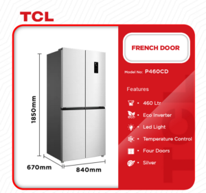 TCL-FRENCH-DOOR-REFRIGERATOR-460L-P460CD - Image 2