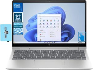 HP ENVY X360 - 2 IN 1 LAPTOP , HP 14-ES1023DX, INTEL CORE 7 -150U PROCESSER, 14TH GEN, 16GB DDR4 ONBOARD RAM, 512 GB SSD, 14" FHD IPS LED TOUCHSCRREEN, FINGERPRINT READER, 5 MP WEBCAM, WIFI, WIN 11 HOME, BACKLIT KEYBOARD, PART NO : 9R8R3UA - Image 3