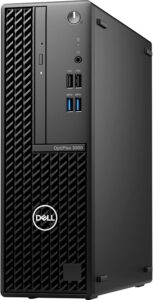 DELL DESKTOP OPTIPLEX 3000, INTEL CORE I3, 12100, 12TH GEN, 8GB DDR4 RAM, 256 SSD, DVDRW, KEYBOARD, MOUSE, DVDRW, DOS WITH 18.5" MONITOR E1920H BLACK. ( DESKTOP HAS HDMI AND DVI PORT / MONITOR HAS VGA AND DVI PORT )