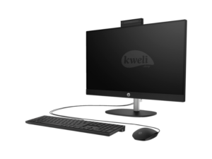 HP ALL IN ONE DESKTOP 24-CR0027NH ( 8C918EA ) INTEL CORE I5, 13TH GEN, 1335U, 8GB RAM DDR4 3200RAM, 2 RAM SLOT, 512GB M2 SSD, 23.8" TOUCHSCREEN, DOS. - Image 3