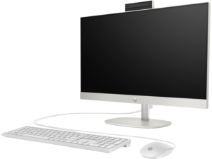 HP ALL IN ONE DESKTOP 24-CR0026NH ( 8C917EA ) INTEL CORE I5, 13TH GEN, 1335U, 8GB RAM DDR4 3200RAM, 2 RAM SLOT, 512GB M2 SSD, 23.8" TOUCHSCREEN, DOS. - Image 2