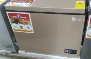 Zara chest Freezer 238 Litres Net Gold Lock & Key ZARA-300FLG - Image 3