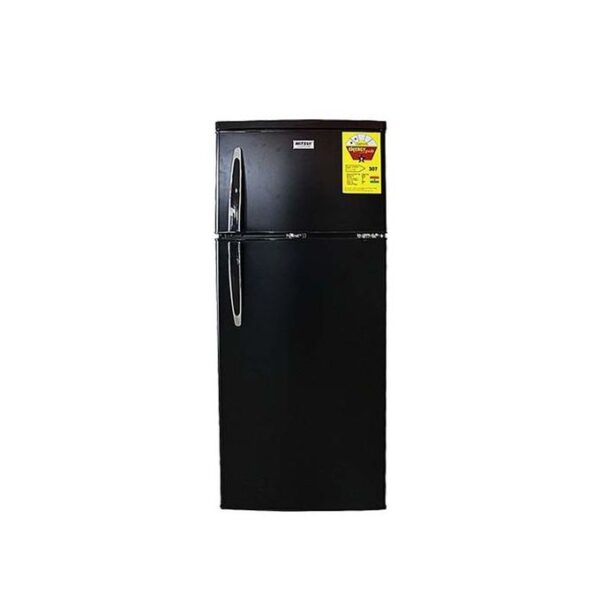 Mitsui 212 Liters Double Door Refrigerator top freezer ME-258 Black