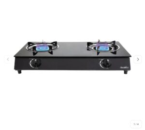Decakila Glass Table Top 2in1 gas stove KMGS043B - Image 2
