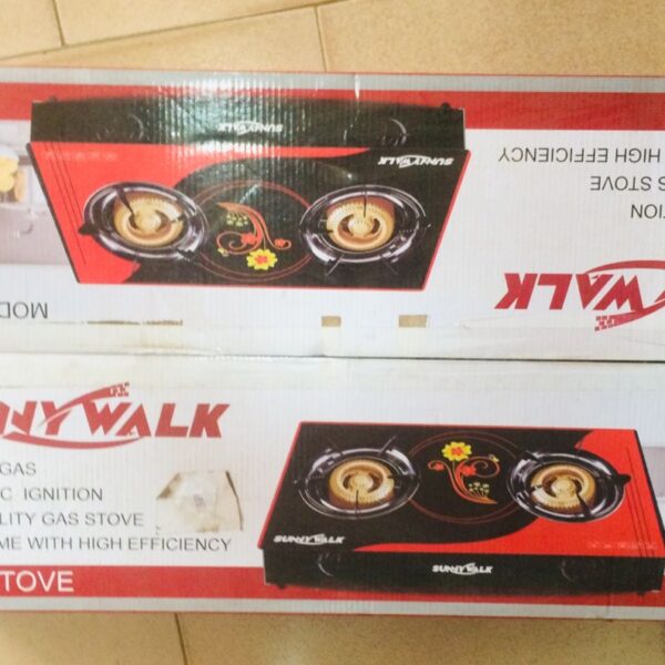 Sunny Walk Table Top Gas Stove 2 Burner Cooker