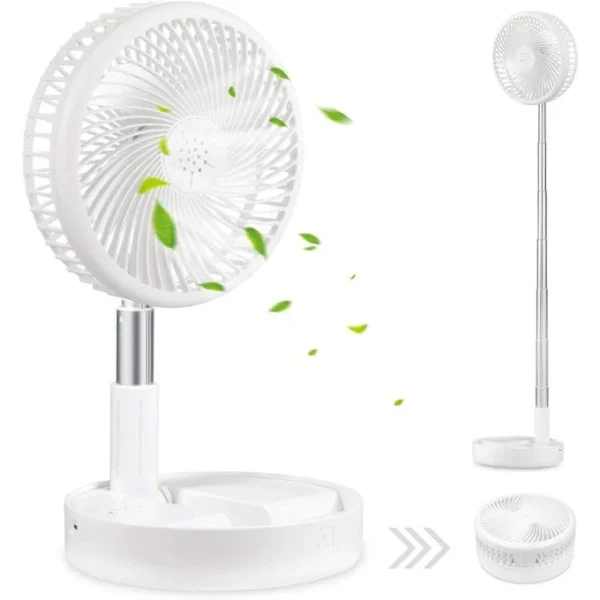 Decakila Rechargeable Mini telescopic foldable fan KMFC014W