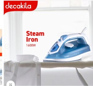 Decakila Steam Iron Ceramic coating soleplate 1600W KEEN020L - Image 3